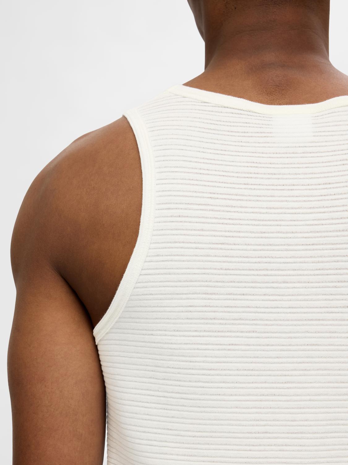 Stefan Tank Top - Hvit/ Egret